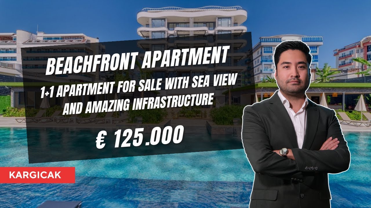 Exclusive Beachfront Living In Kargicak Alanya | One-Bedroom With Mediterranean Views