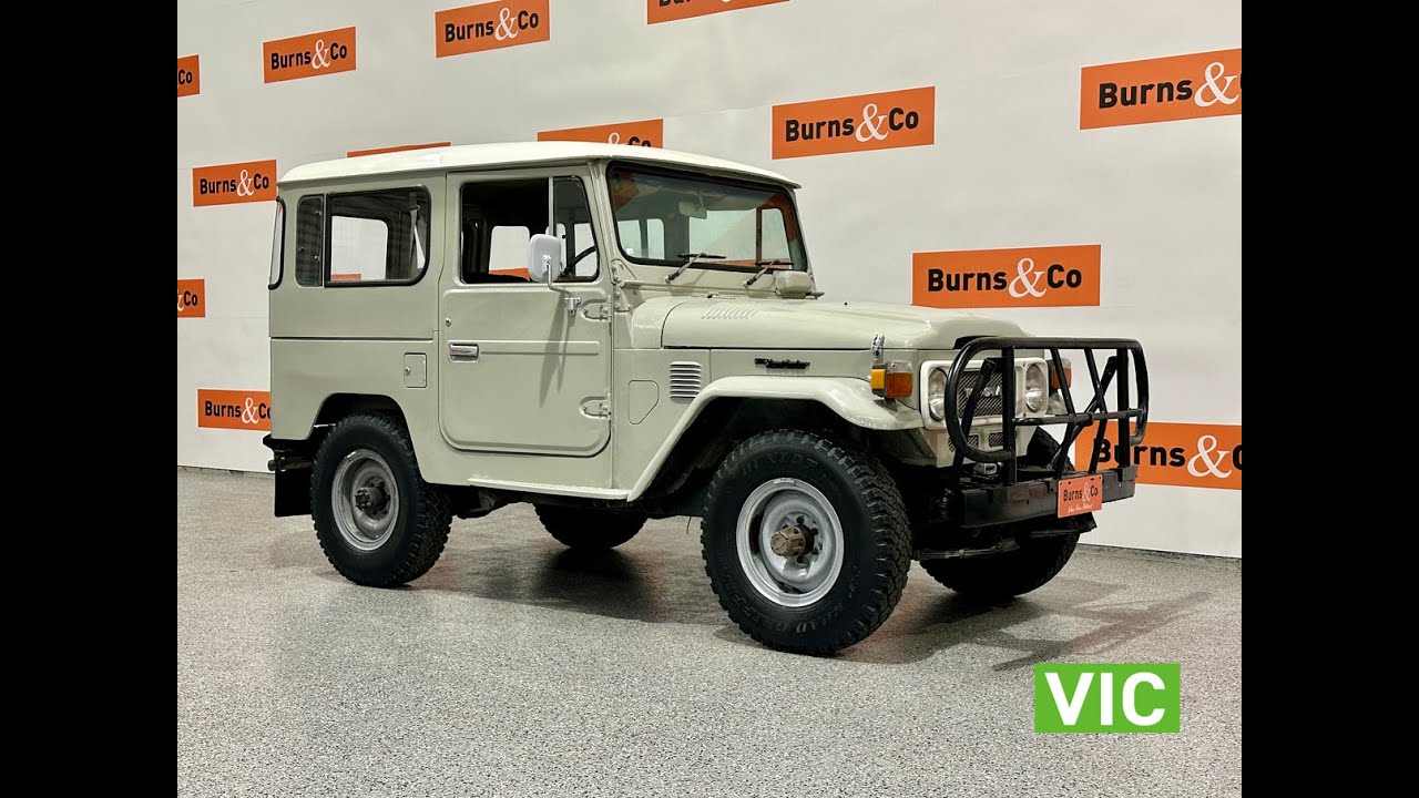 1979 Toyota FJ40 Landcruiser 6Cyl Manual Wagon - YouTube