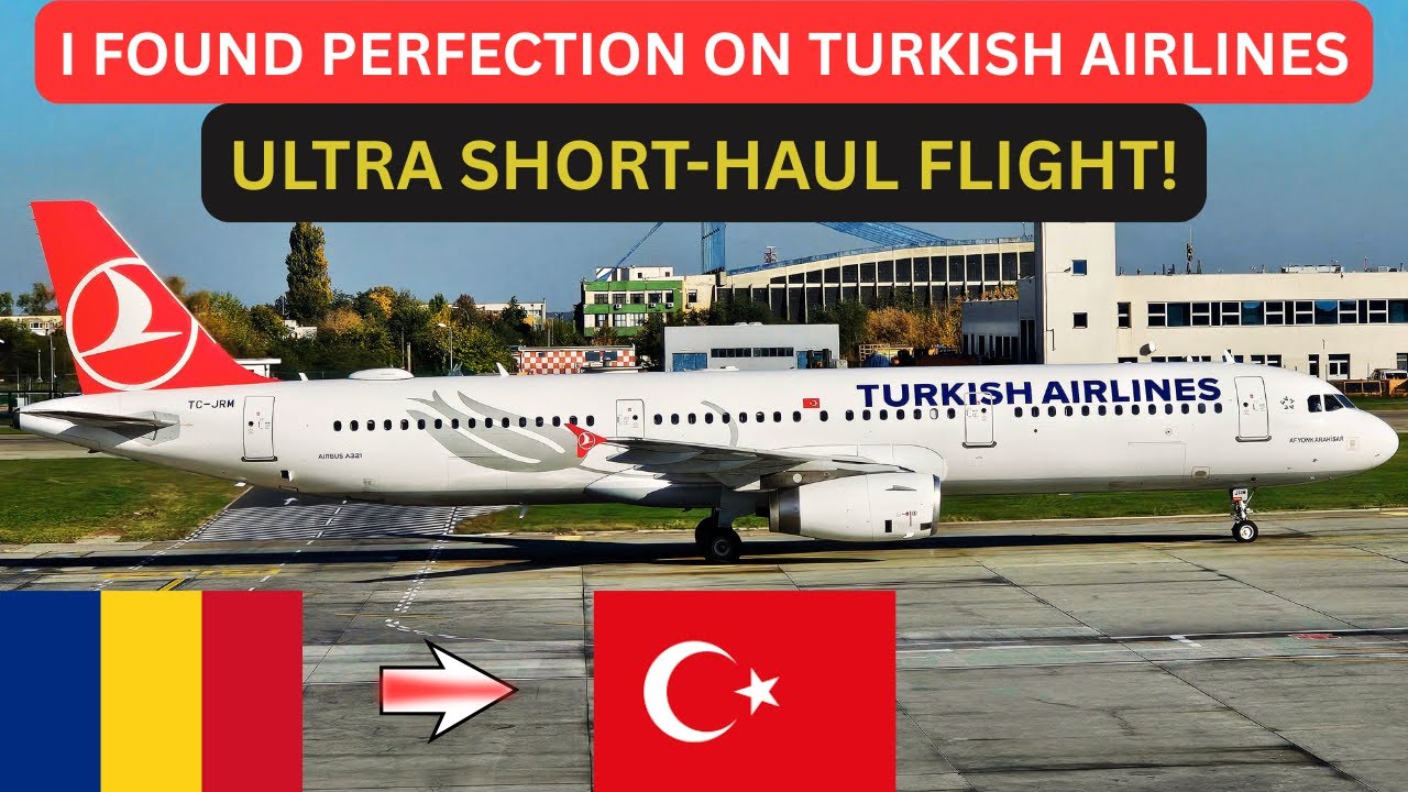 AMAZING Ultra short-haul flight on TURKISH AIRLINES | Bucharest to Istanbul (ECONOMY) | AIRBUS A321.