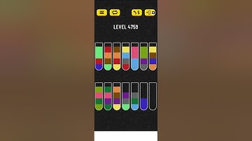 water sort puzzle level 4759