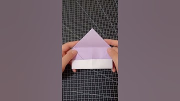 Cách gấp thùng đựng rác bằng giấy | How to fold a paper trash can #shorts