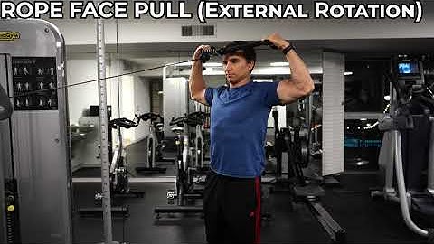 Rope Face Pull (External Rotation)