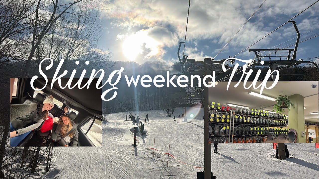 skiing weekend trip! 🎿🥂*vlog, friends, skiing*