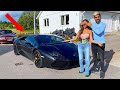 Picking up Girl in a LAMBORGHINI !!!