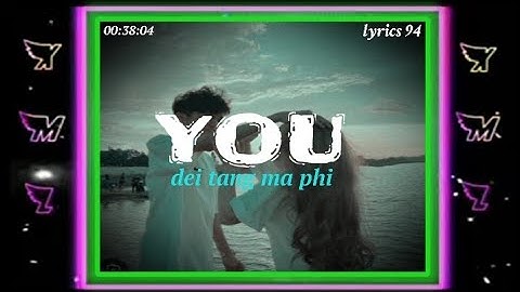 YOU-wanbha music video\alightmotion editing\khasi xml\