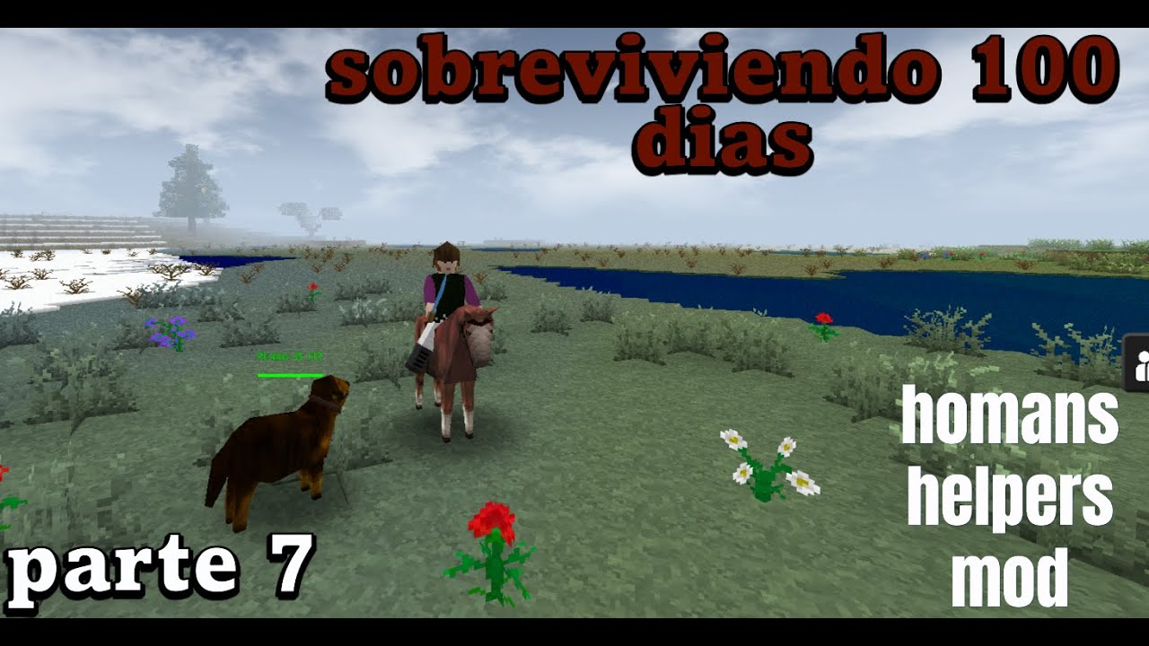 parte 7|survivalcraft 2 gameplay|humans helpers mod
