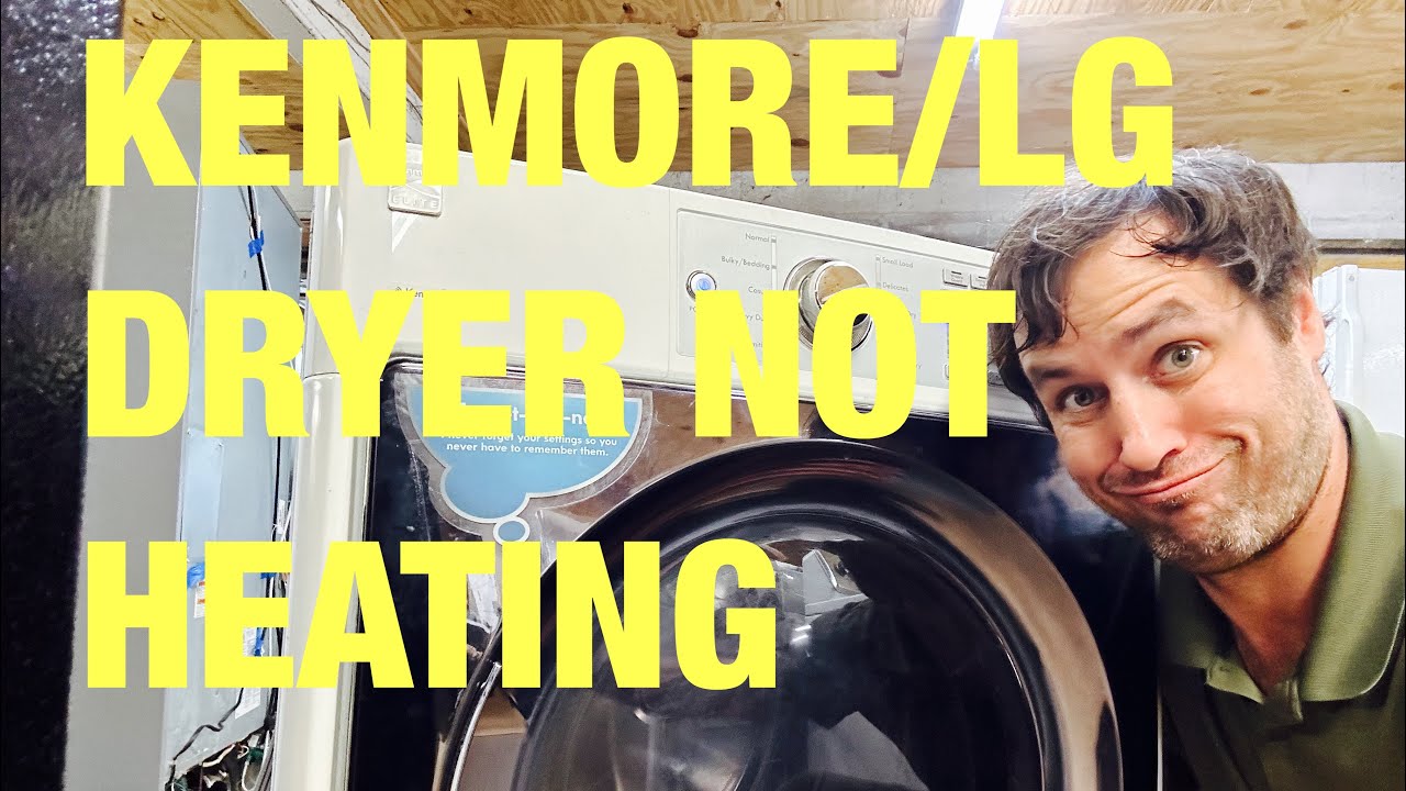 How to fix Kenmore dryer made by LG not heating! fuse and thermostat