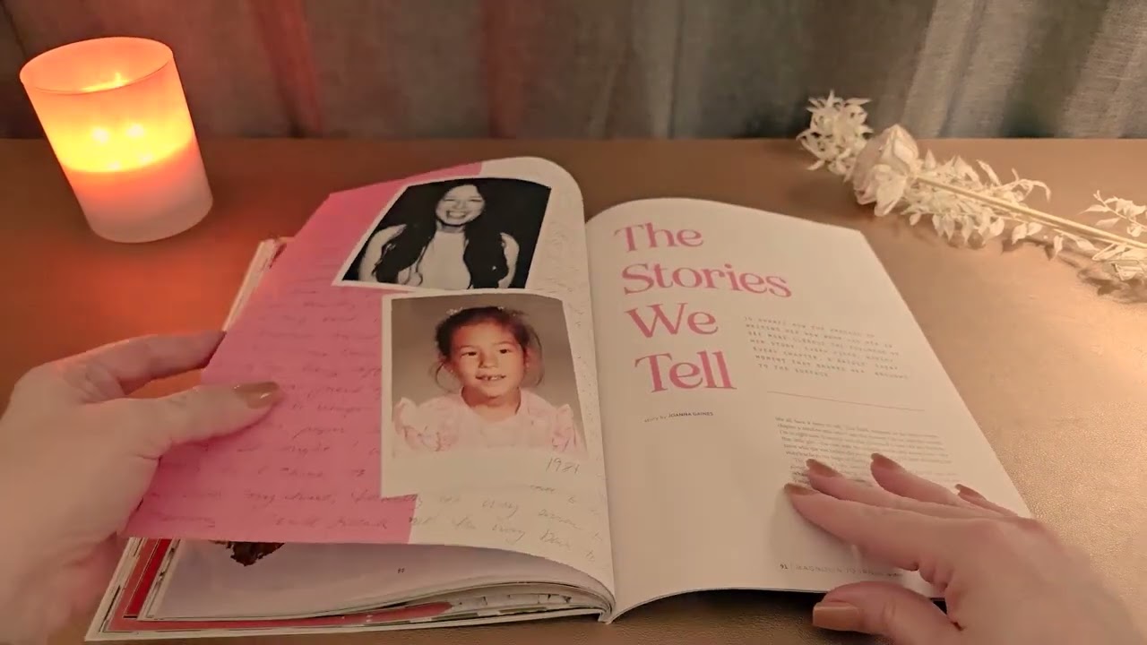 Cozy ASMR Magazine Page Turning