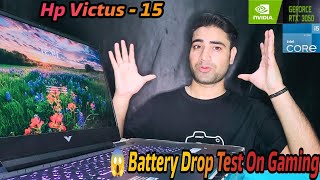 Hp Victus Gaming Laptop Battery Test | Hp Victus i5 12th Gen Battery Test  ?