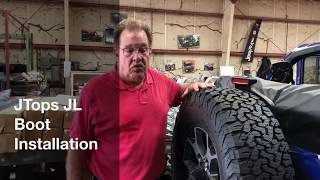 Wrangler JL Soft Top Boot Installation