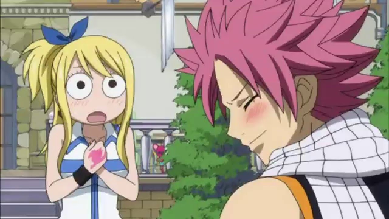 Нацу и Люси - Любовь - война. - YouTube