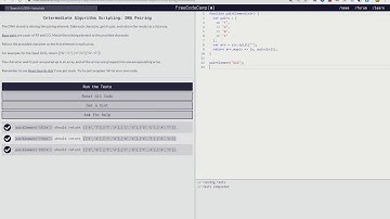 Intermediate Algorithm Scripting: DNA Pairing