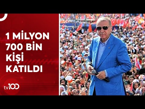 Cumhurbaşkanı Erdoğan, Büyük İstanbul Mitinginde Konuştu | Tv100 Haber