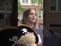 Johnny Depp fan bring her alpacas to support❤️ #johnnydepp #fans #shorts
