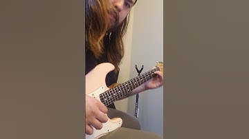 Open string strat licks #shorts