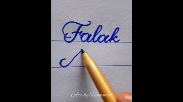 Falak Arshad | Cursive writing | #youtubeshorts #viral #shorts