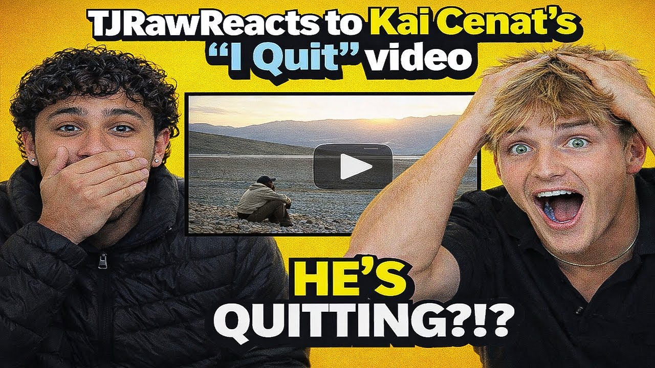 HE’S QUITTING?!? | TJRawReacts to Kai Cenat’s “I Quit” video | Episode 4