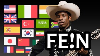 Travis Scott - FE!N (But Made in Other Countries) - 17 Countries Genres