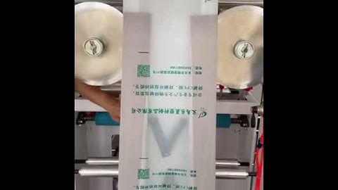 Plastic Bag making machine-Zhongxin Wenzhou Automatic Soft loop handle Plastic Bag making machine