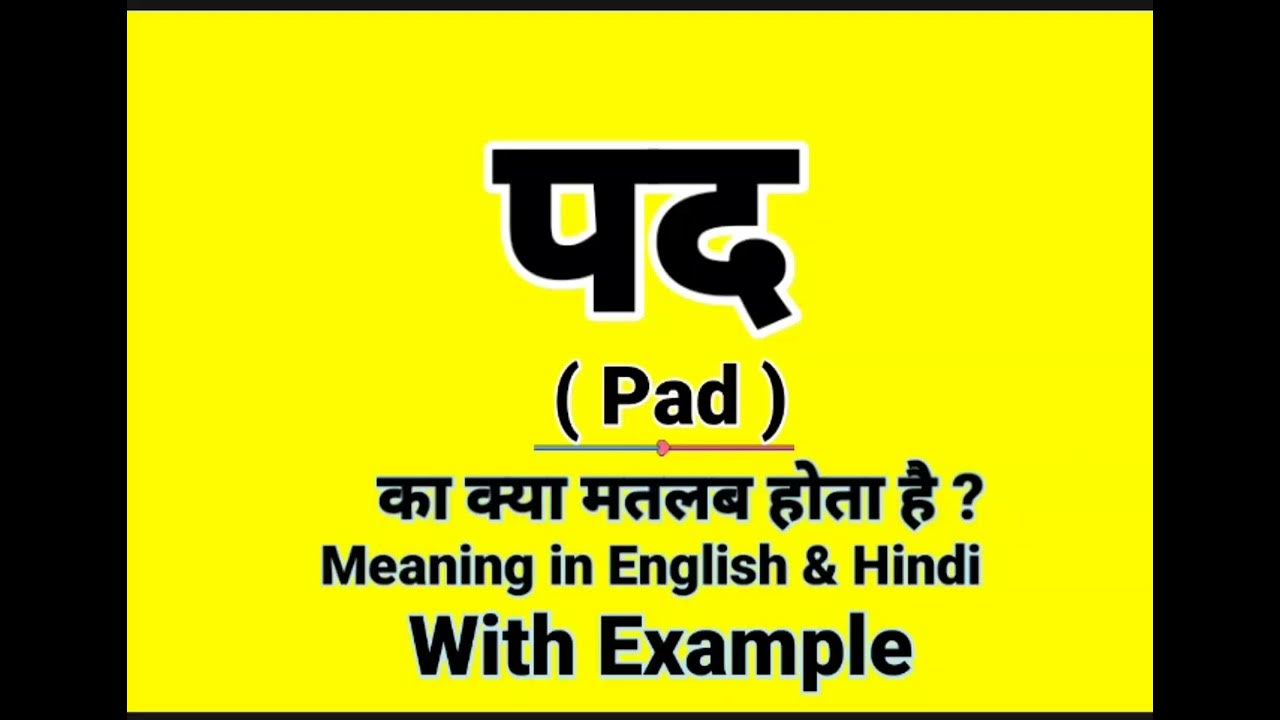 Pad Meaning In English Daily Use pad-meaning-in-english-daily-use