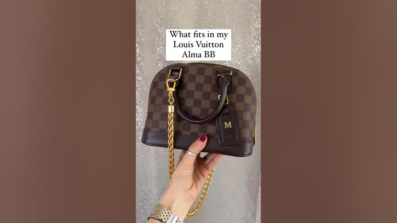 Louis Vuitton Alma BB ♥️ This beauty still continues to be one of my faves!  😍 #lv #almabb #handbag 