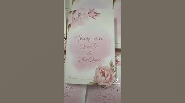 Mẫu thiệp cưới BB114 - Thiệp cưới đẹp 2022-2023