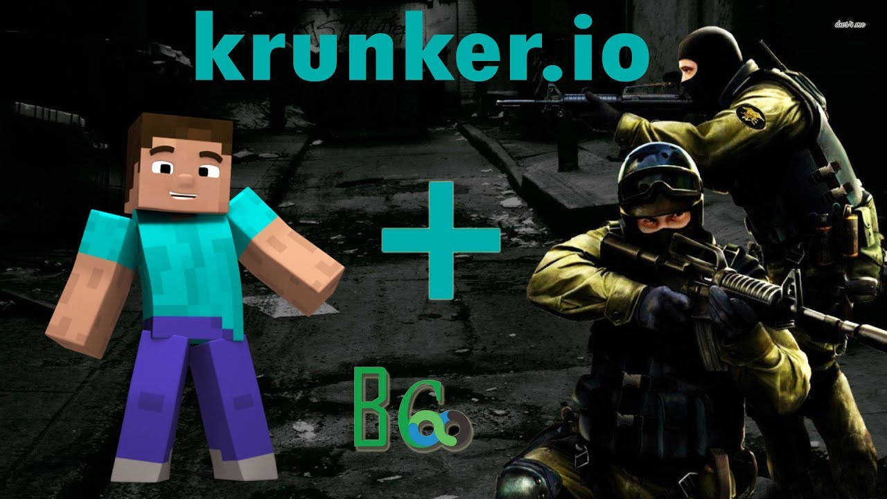 WHAT HAPPENS WHEN YOU MERGE COUNTER STRIKE AND MINECRAFT??? | KRUNKER.IO #1