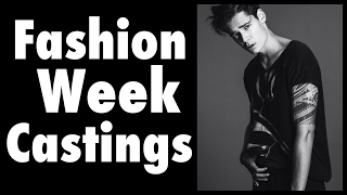 Castings for Fashion Week with Male Model Mario Adrion