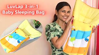 Best Sleeping Bag for Newborns? 😮 LuvLap 3-in-1 Baby Bag– Soft, Lightweight & Travel Friendly! screenshot 4