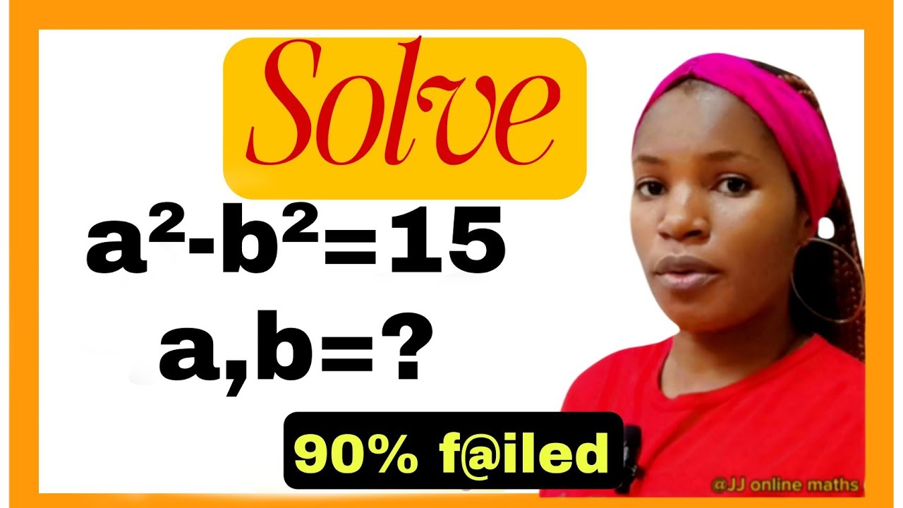 Harvard University interview algebra math test| solve for a and b| 90% failed