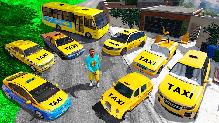 COLLECTING TAXI CARS IN GTA 5