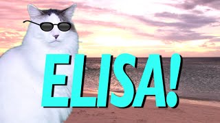HAPPY BIRTHDAY ELISA! - EPIC CAT Happy Birthday Song