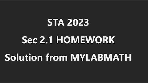 Sec 2.1 Organizing Qualitative Data