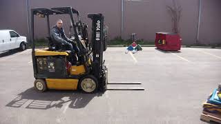 Yale ERC050ZGN48SE082 42V 5000lbs 189" Lift, Side Shift, & Fork Positioner