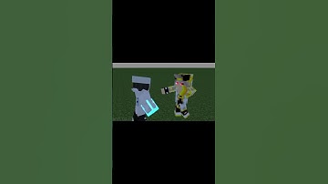 short fighting animation Minecraft #shorts #minecraft #mineimator #minecraftanimation