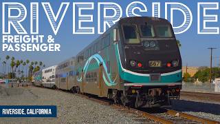 Early Evening Trains at Riverside, CA
