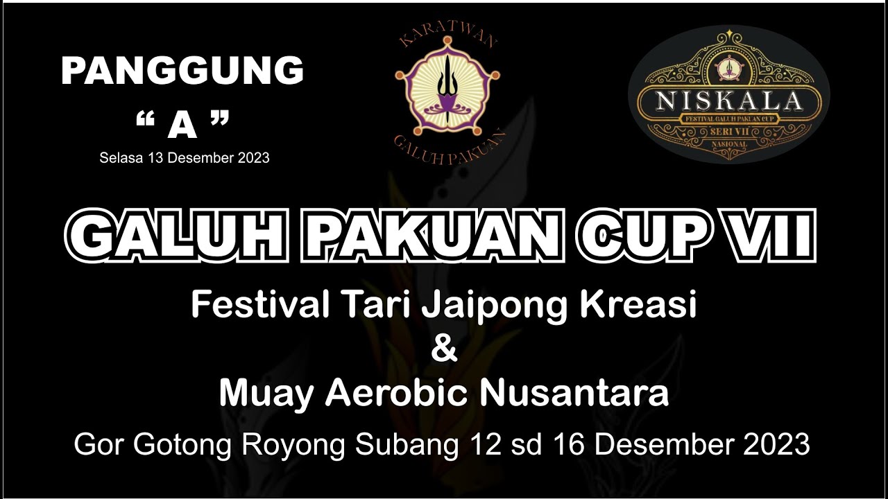 🔴LIVE PANGGUNG [ A ] DAY 01Festival Tari Jaipongan Kreasi Galuh Pakuan Cup Seri-VII tk Nasional