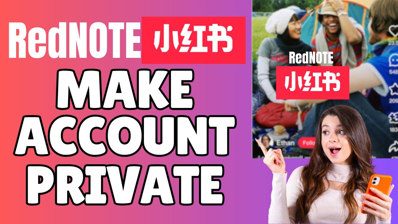 Rednote Createaccount How to Make Account Private in Rednote 2025? - YouTube