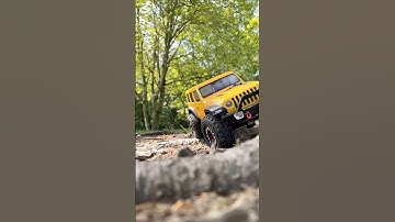 Axial scx24 jeep wrangler jlu 1/24 micro rc crawler #rc #rccrawler #axial #scx24 #jeep #summer #4k