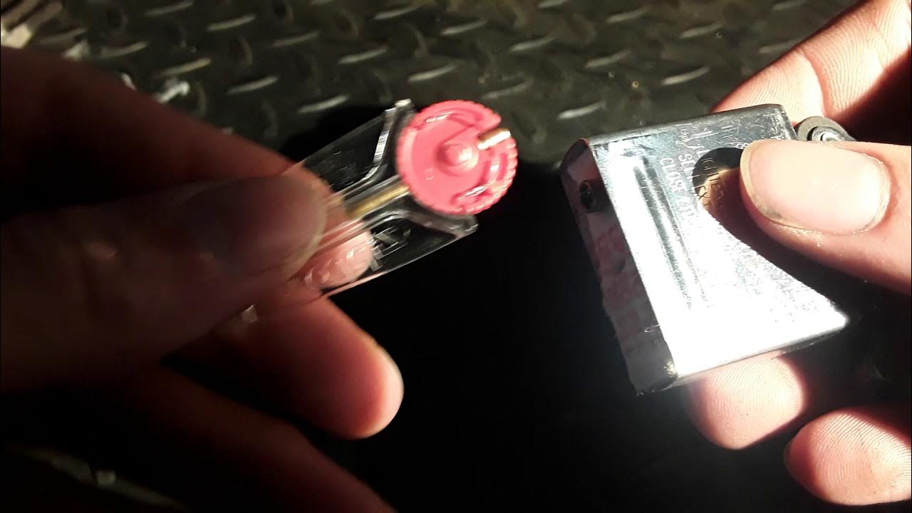 How to change out a zippo flint (Very Easy) YouTube
