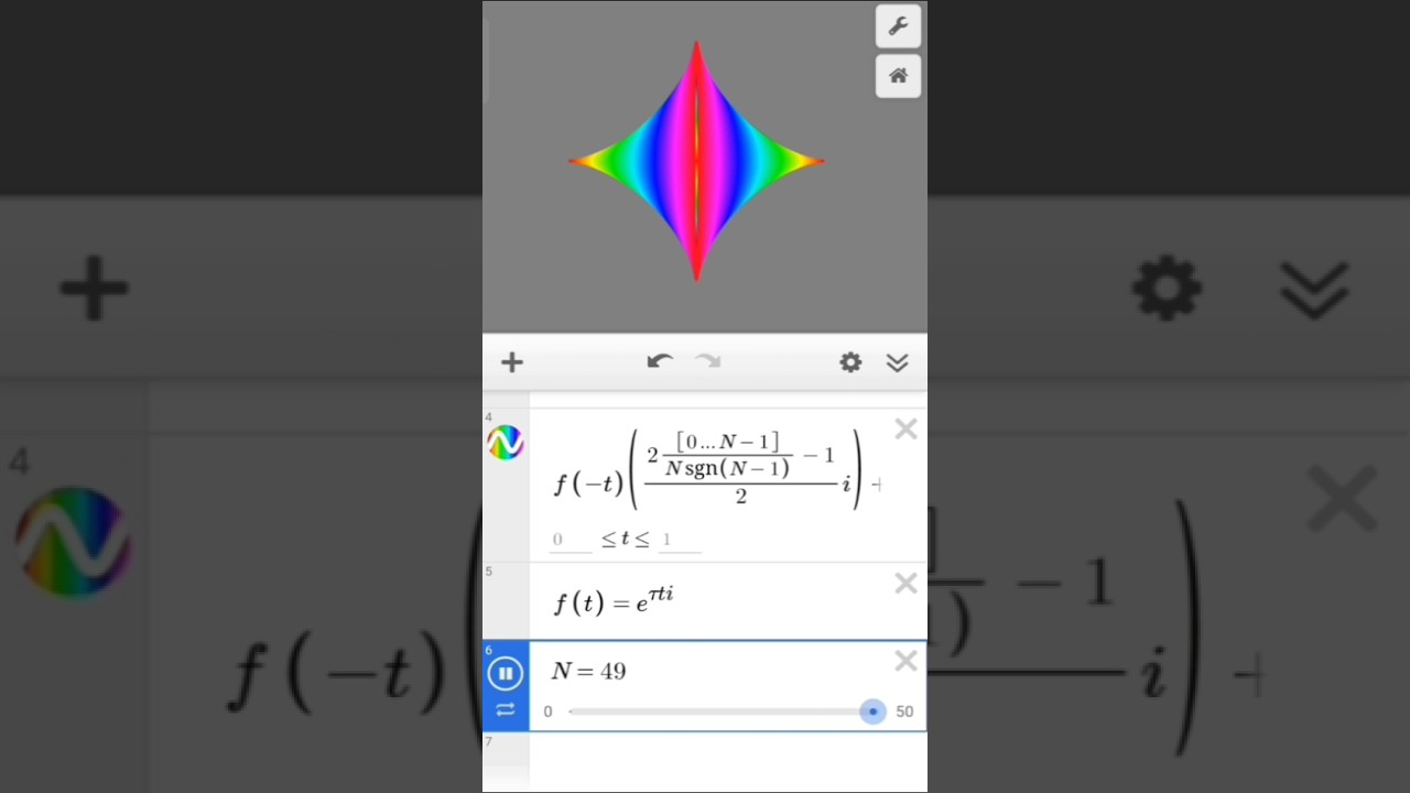 Symmetric Bloom in Desmos #desmos#maths #mathematics#mathanimation #mathart#mathtricks #desmostricks
