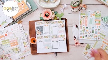 Plan With Me - Cocoa Daisy, "Orchard Path" in my Print Pression Weeks