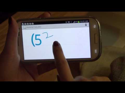Myscript Calculator (free app androite)