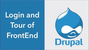 Login And Tour of FrontEnd | Drupal For Absolute Beginners
