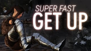 Skyrim Mod - Super Fast Get Up Animation