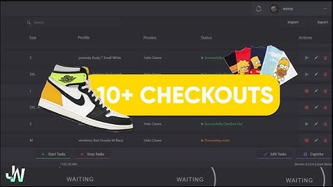 Volt Gold 1s, Kith x Simpsons Live Cop!  |  10+ Checkouts | Using Cybersole