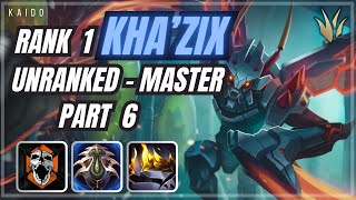 [Rank 1 Kha'zix] Team Death Match in Plat Elo | Unranked to Master Q evolve First only |  Kaido