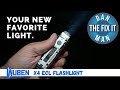 NEW! Wuben X4 Compact Multi-Function Flashlight! 1500 lumens Flood &amp; Spot Beams with RGB side Light!