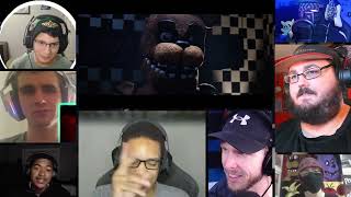 FNAF SONG - He's a Scary Bear REMIX/COVER (OFFICIAL VIDEO) [REACTION MASH-UP]#2077