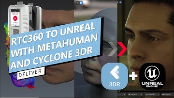 RTC360, Cyclone 3DR, and Unreal Engine / Creating MetaHuman Model from point cloud